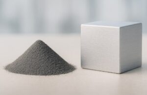 Keramikpartikel und Aluminium