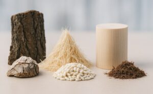 Stoffe für biobasierte Teilchenverbundwerkstoffe